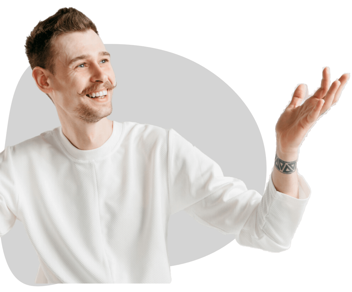 woman wearing glasses looking at graphs that are positive