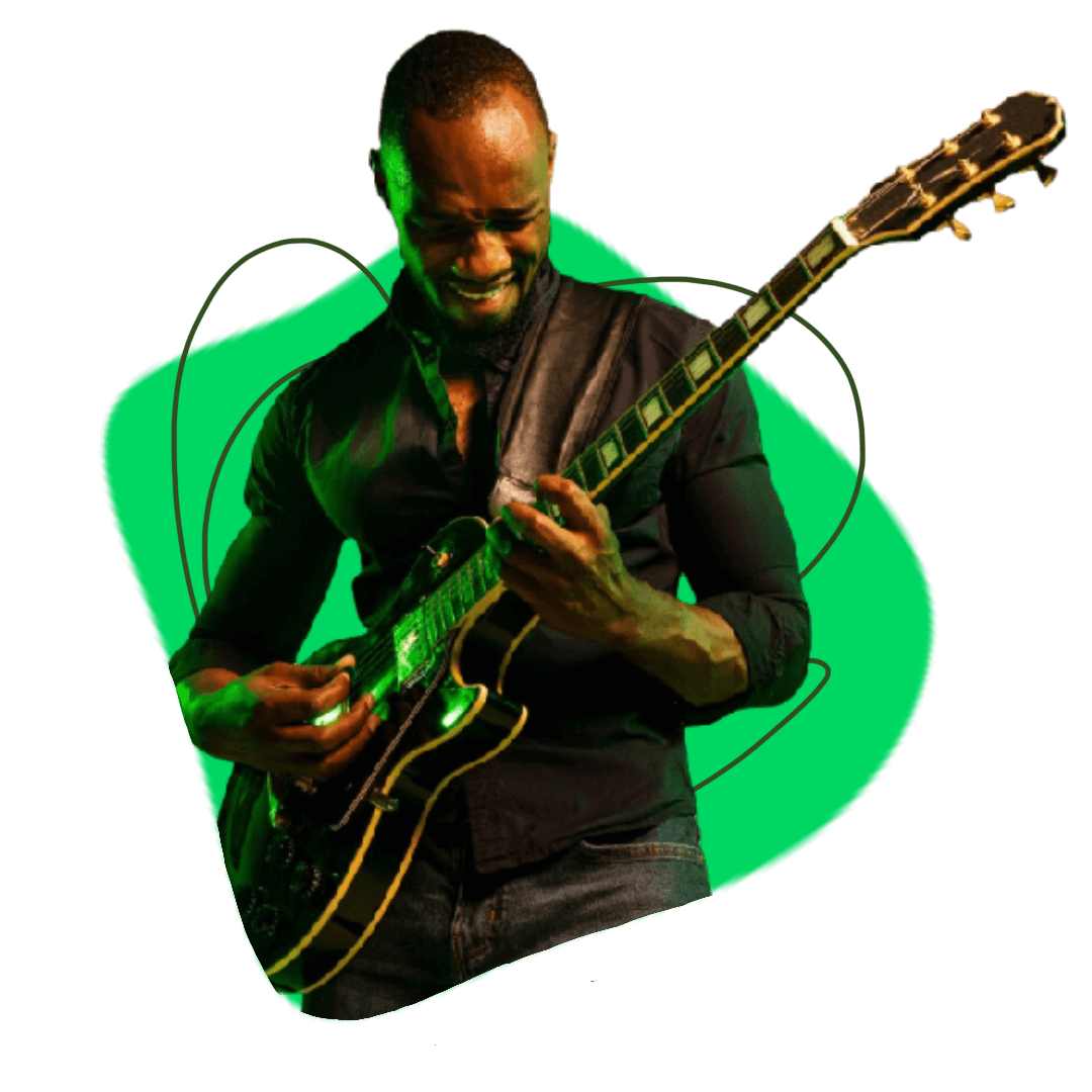 woman wearing glasses looking at graphs that are positive