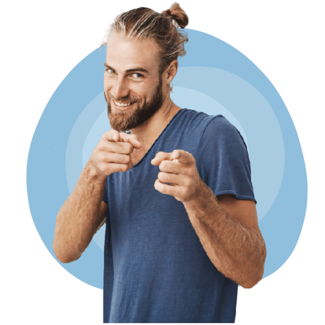 woman smiling because her telegram account became famous