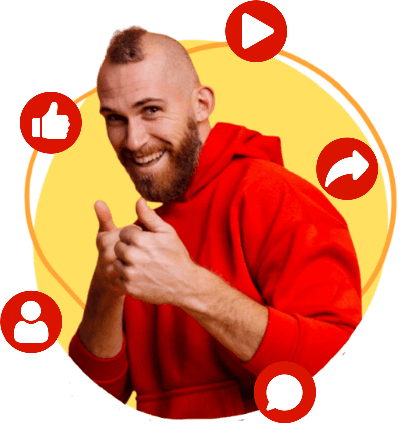 woman smiling because her youtube account became famous