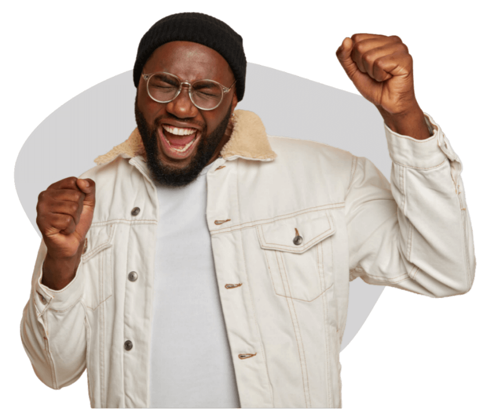 woman smiling because her threads account became famous